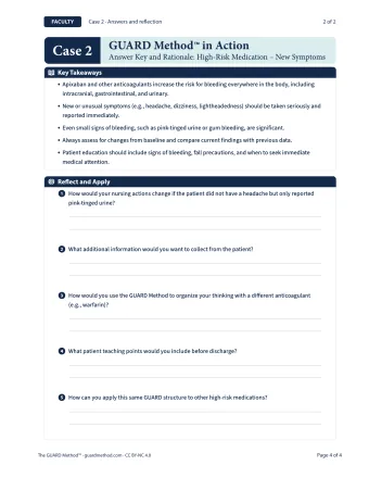Case 2: Faculty Pages — Answers and reflection · 2 of 2, printed page 77